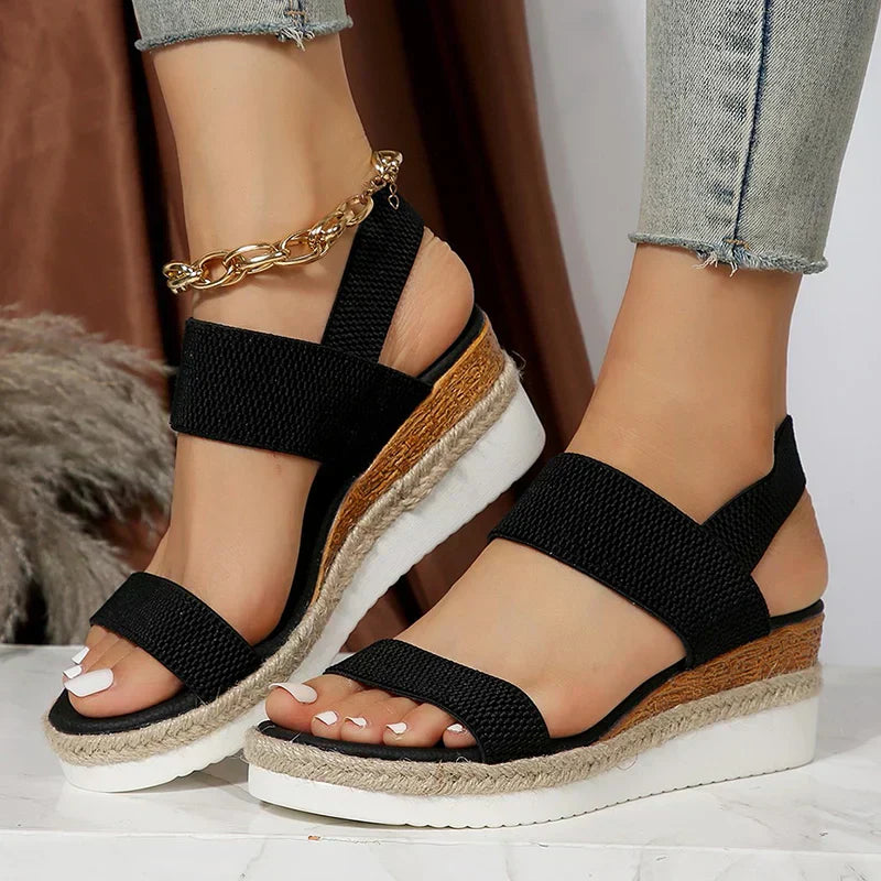 Lina Wedge Sandals