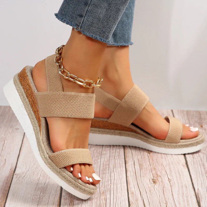 Lina Wedge Sandals