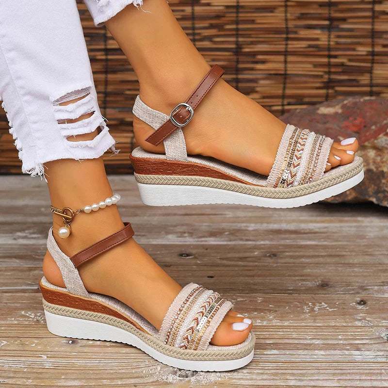Sienna Wedge Sandals
