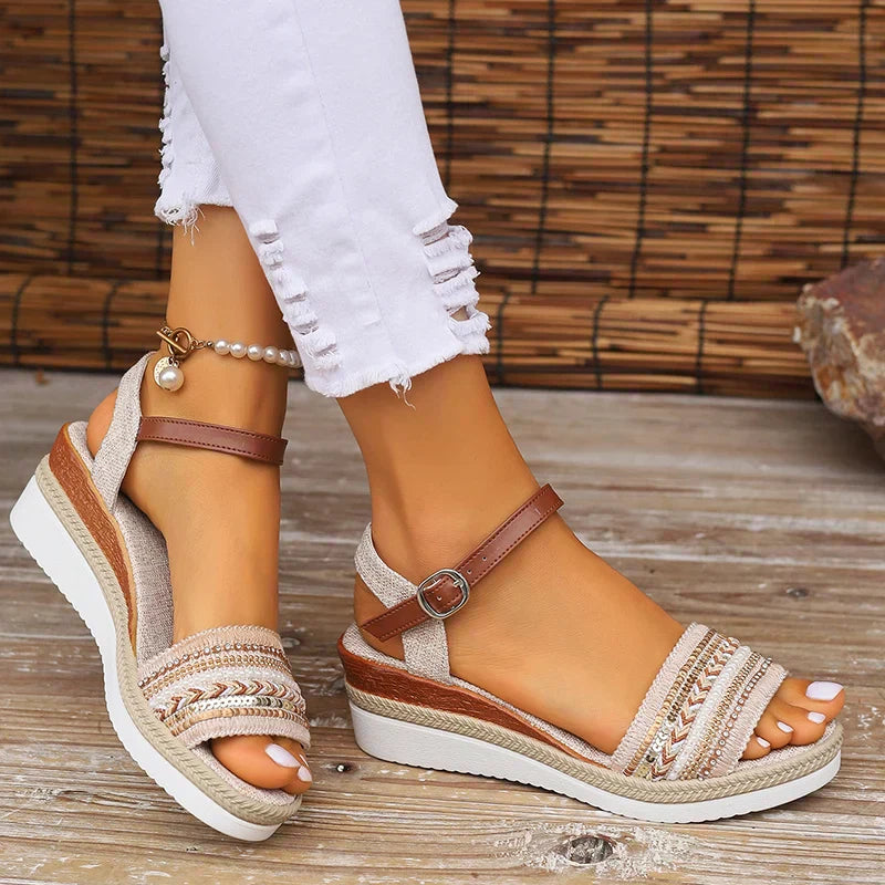 Sienna Wedge Sandals