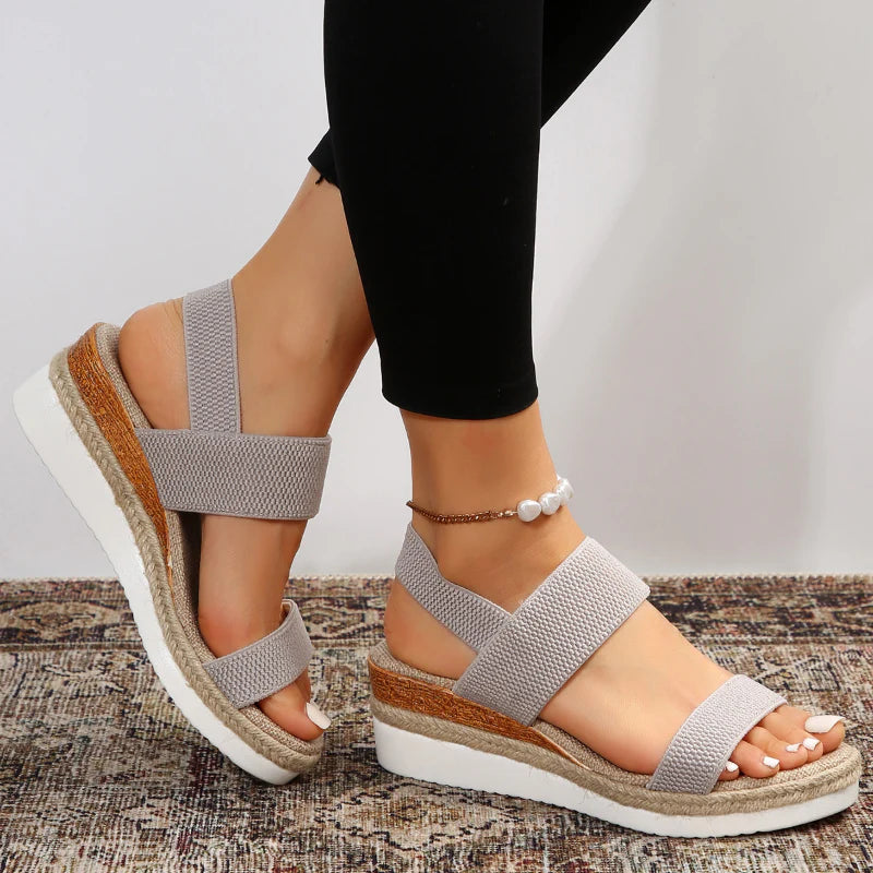 Lina Wedge Sandals