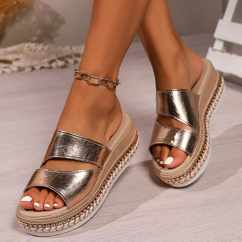 Odette Wedge Sandals