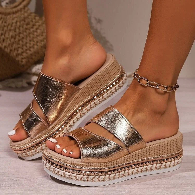 Odette Wedge Sandals