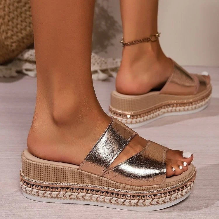 Odette Wedge Sandals