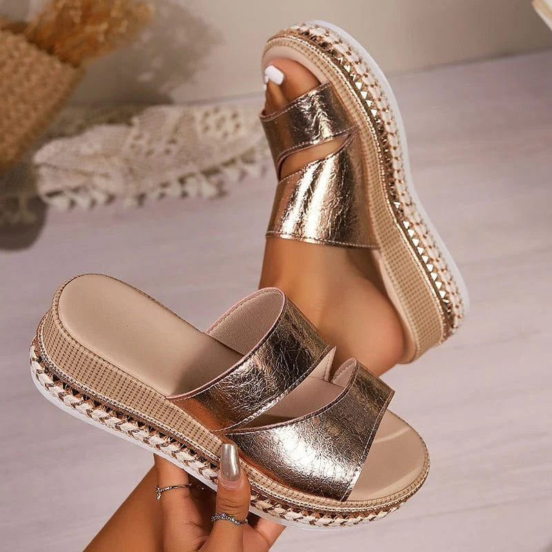 Odette Wedge Sandals
