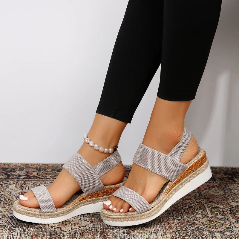 Lina Wedge Sandals