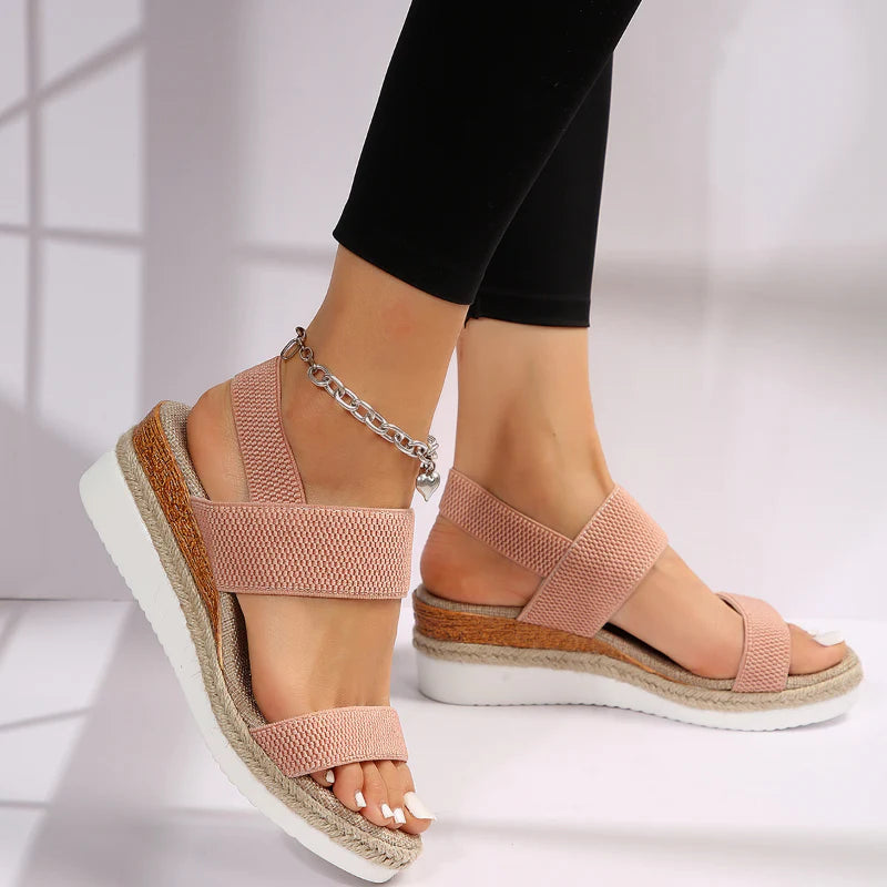 Lina Wedge Sandals